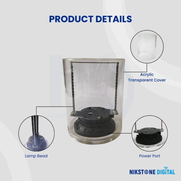 360° 3D Holographic Table Fan - Image 6