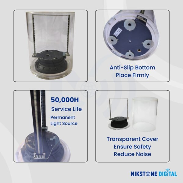 360° 3D Holographic Table Fan - Image 2