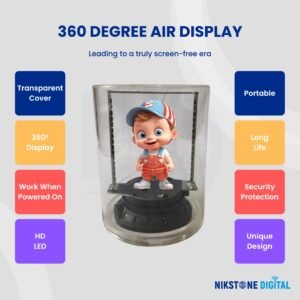 360° 3D Holographic Table Fan